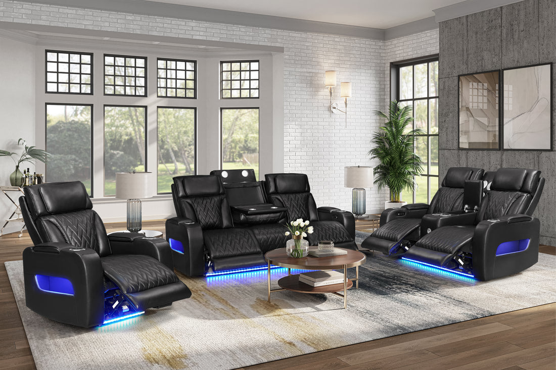 Dubai 3-Piece Reclining Set