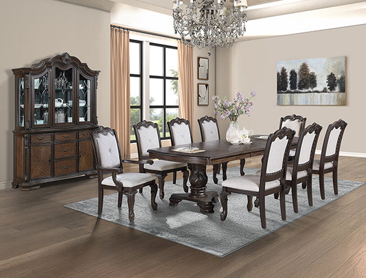 Kiera Dining Group in Coffee Brown