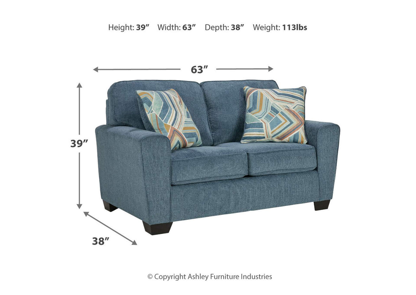 Cashton Sofa &  Loveseat  2 pc