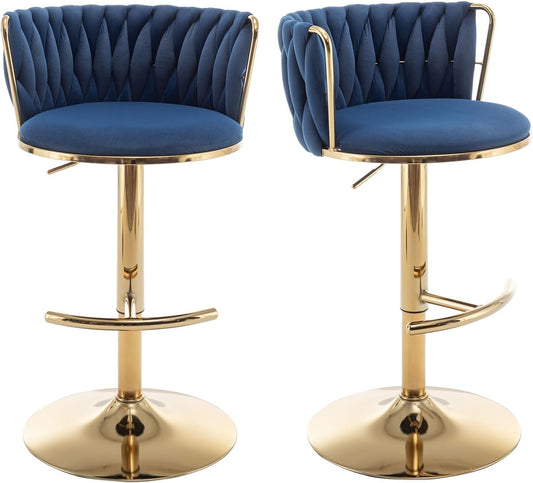 Velvet Barstool Set of 2