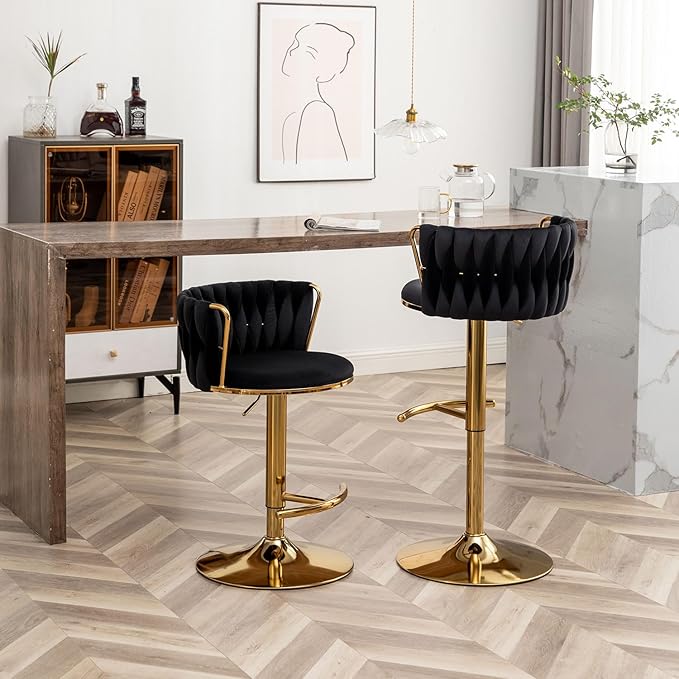 Aurelio Adjustable Bar Stool Set