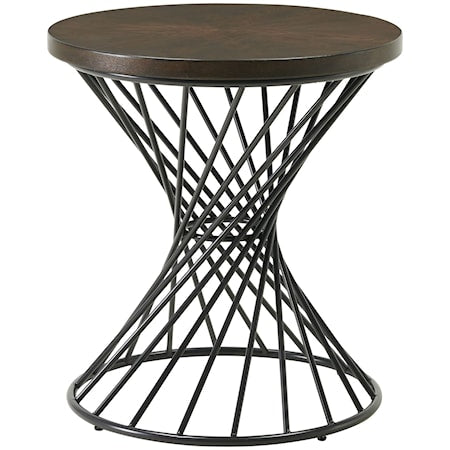 Terry Industrial End Table