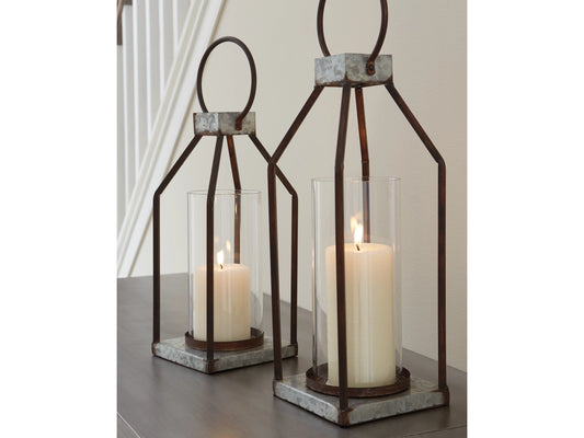 Diedrick Indoor/Outdoor Lantern (Set of 2)