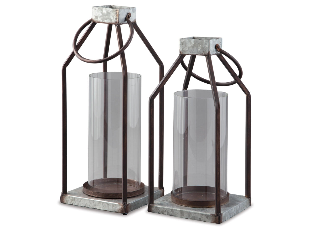 Diedrick Indoor/Outdoor Lantern (Set of 2)