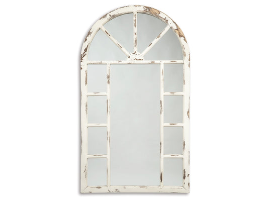 Divakar Antique White Accent Mirror