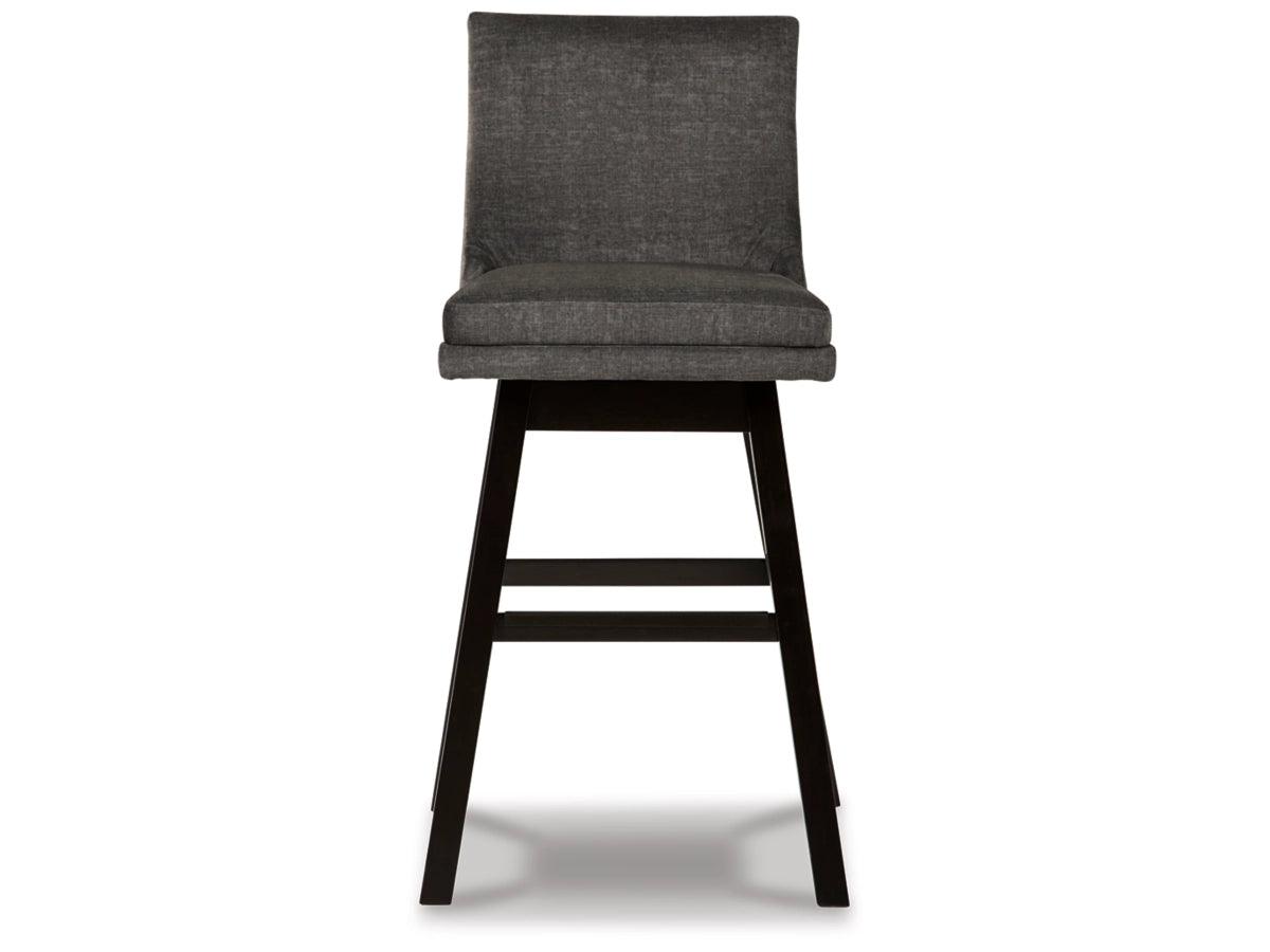 Contemporary Upholstered Swivel Bar Stool