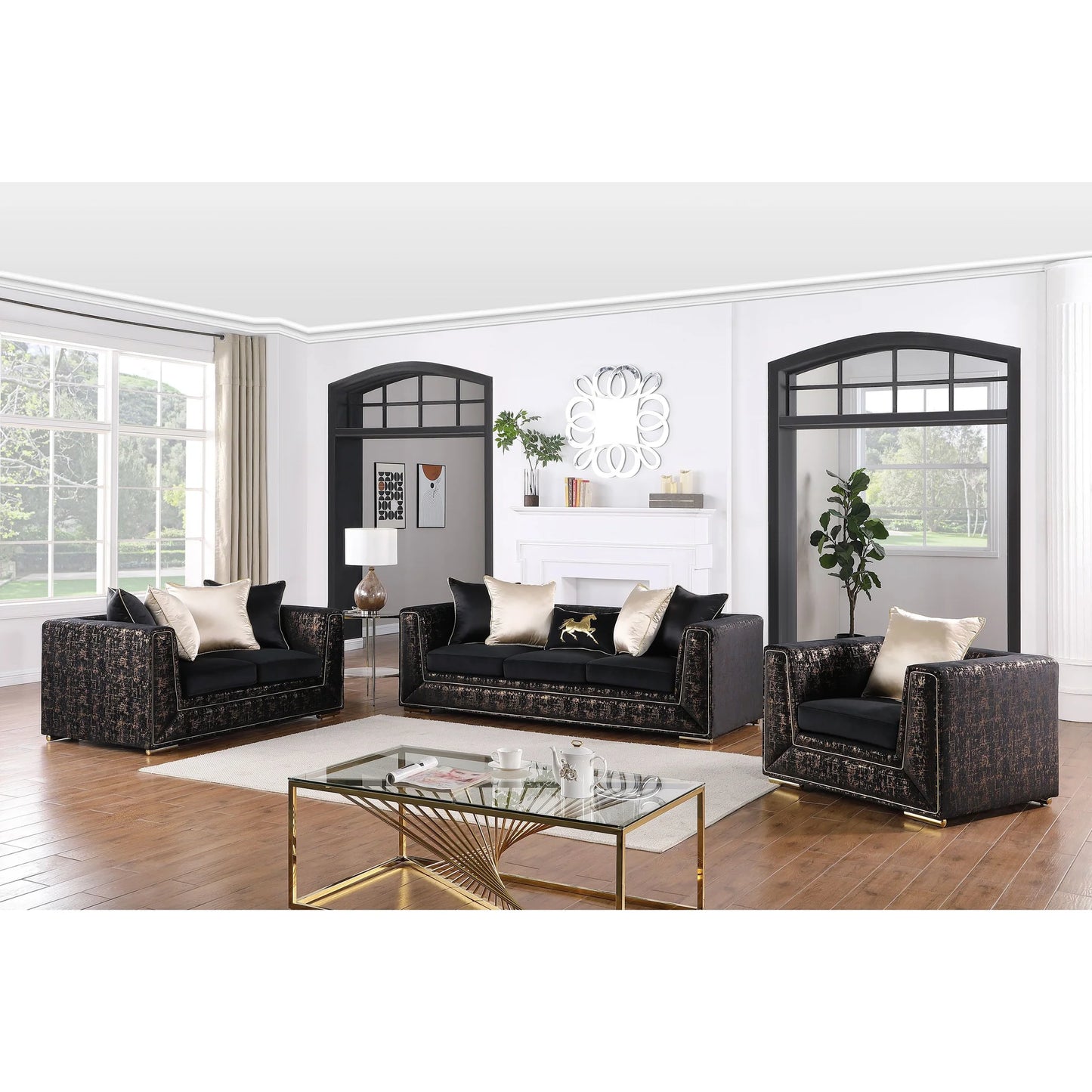 Konya Sofa & Loveseat Set