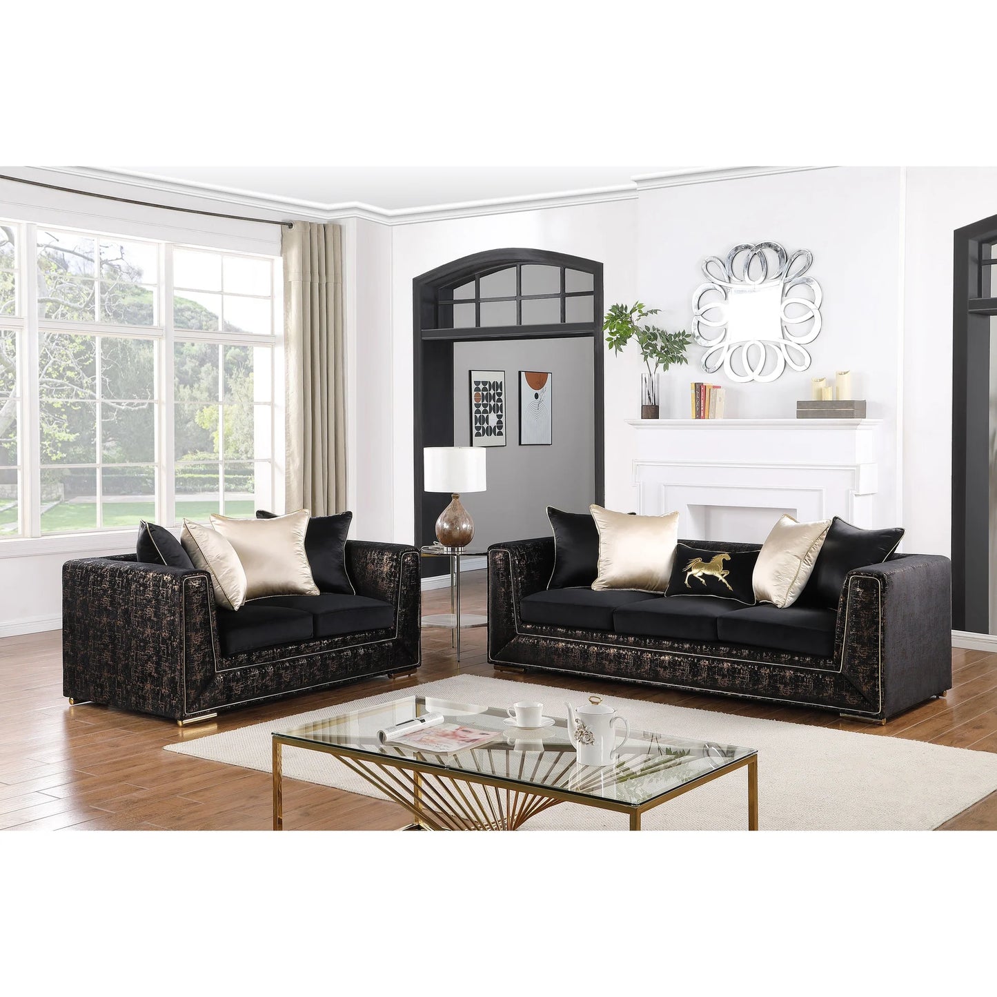 Konya Sofa & Loveseat Set