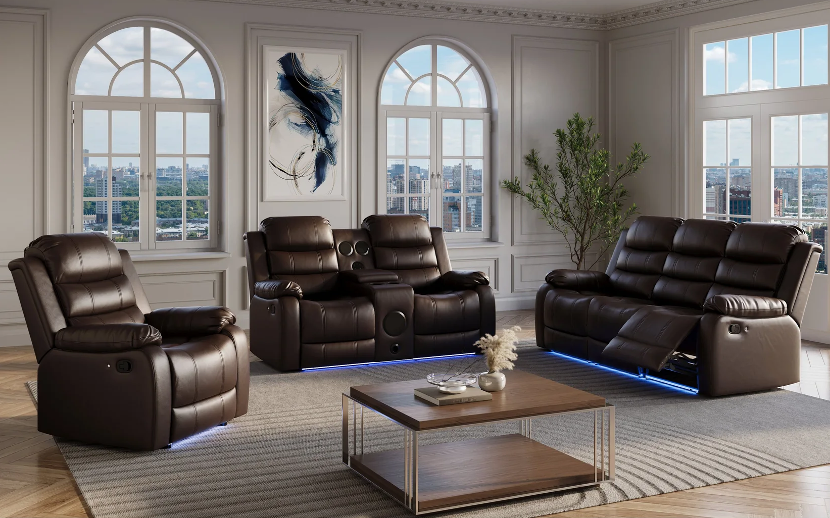 Marisol 3-Piece Reclining Living Room Set – www.faith-furniture.com