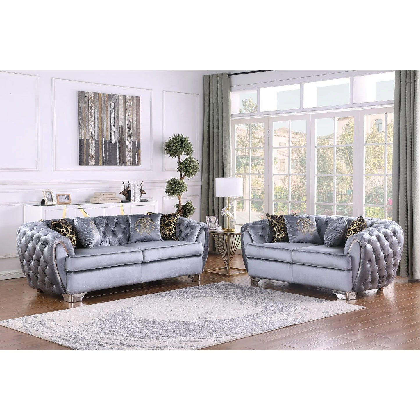Mila Sofa & Loveseat Set
