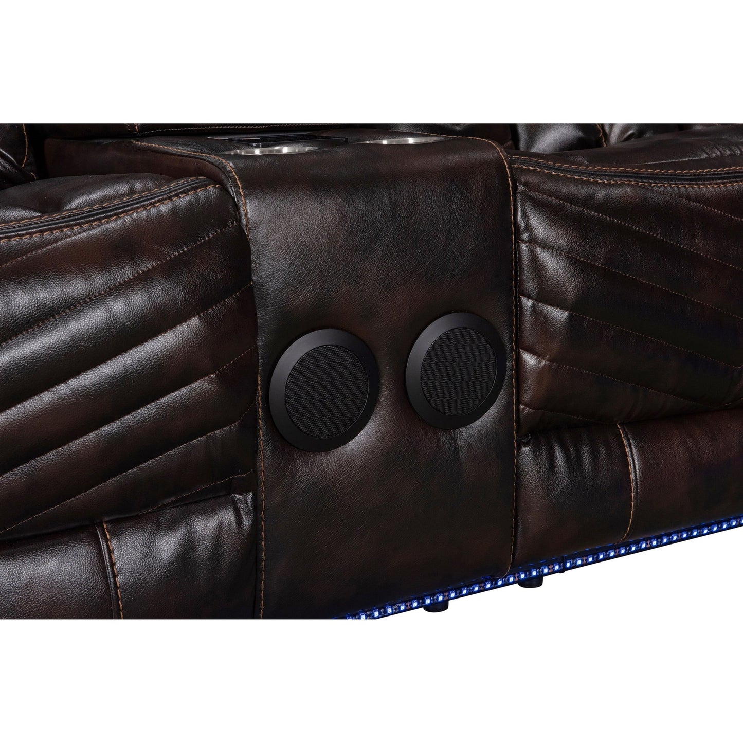 Lucky Charm Sectional (Brown)