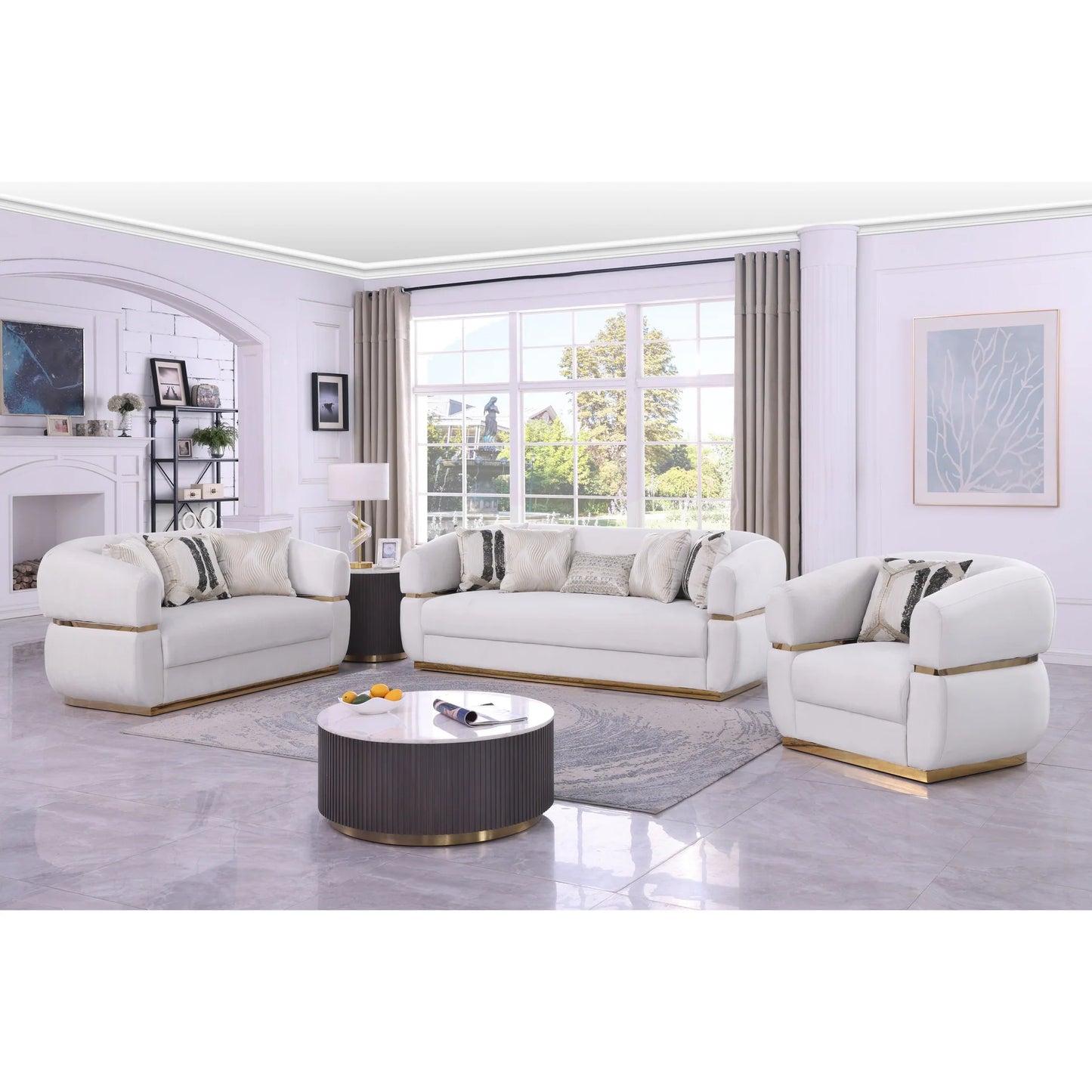 Carmela Sofa & Loveseat Set