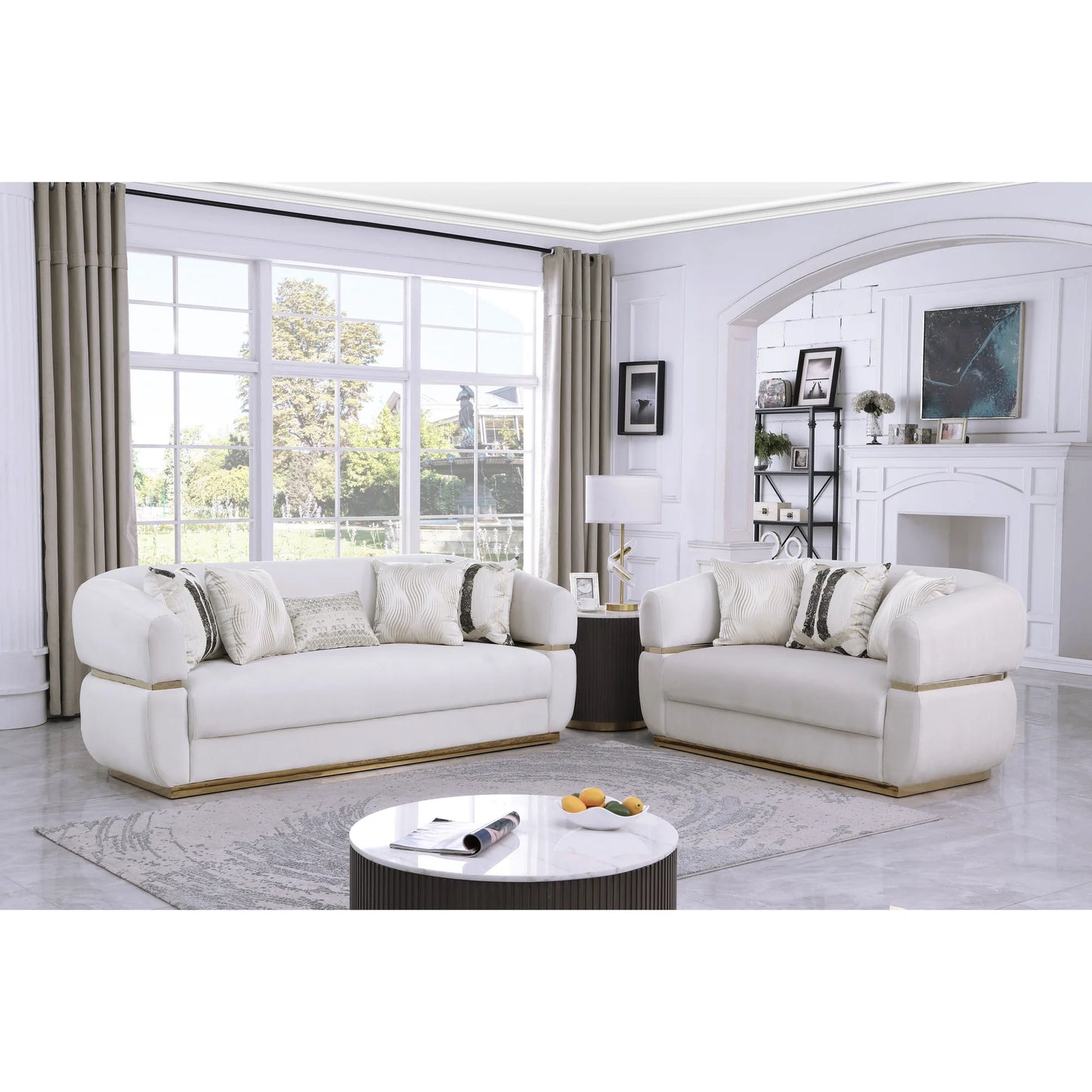Carmela Sofa & Loveseat Set