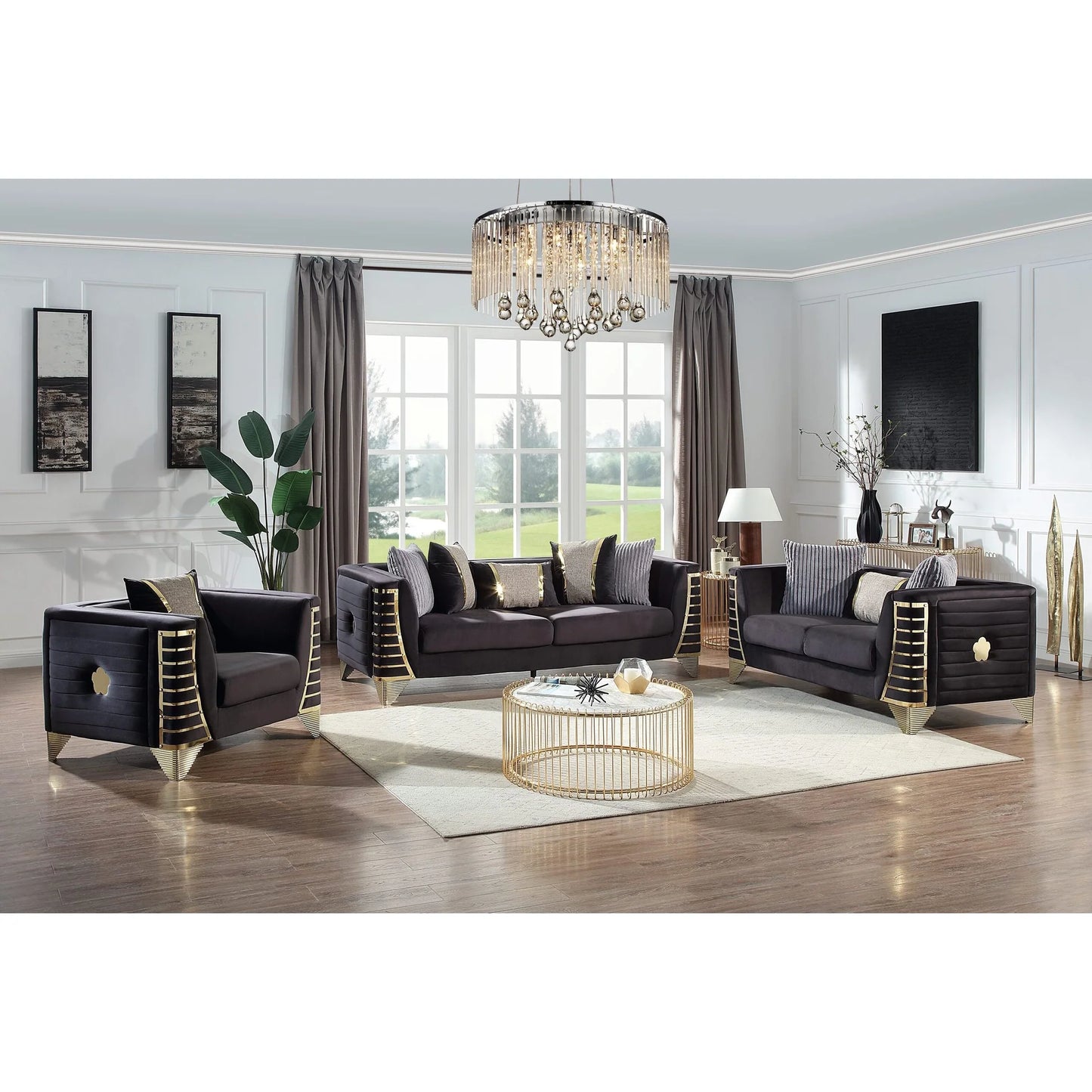 Donovan Sofa & Loveseat Set
