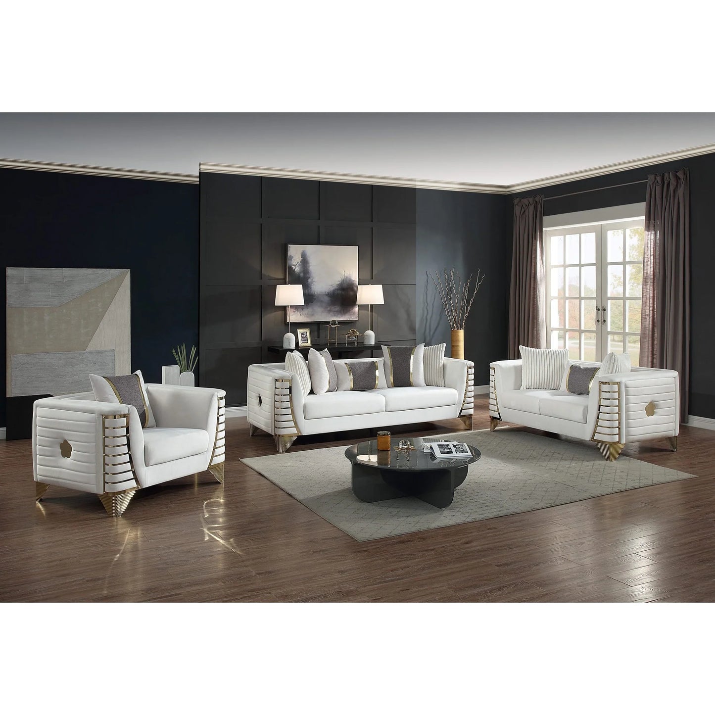Donovan Sofa & Loveseat Set