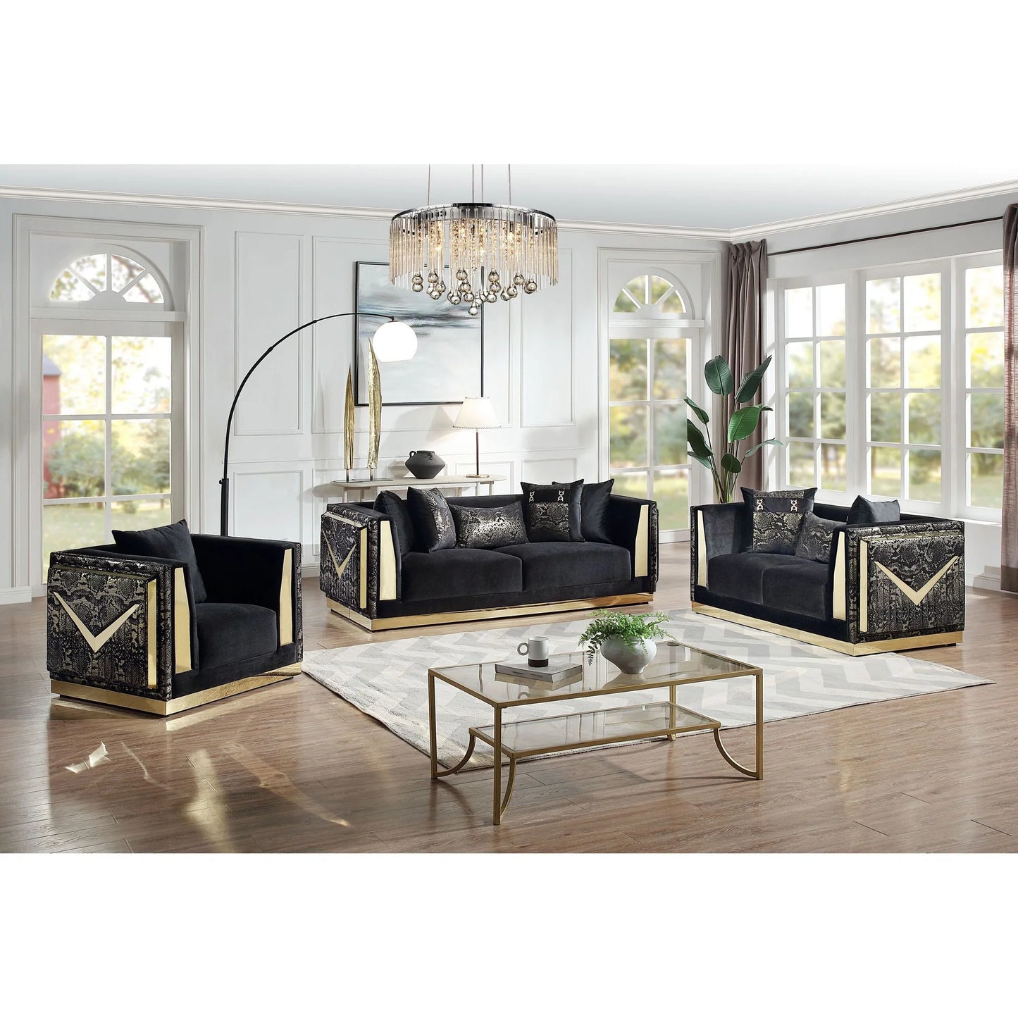 Monaco Sofa & Loveseat Set