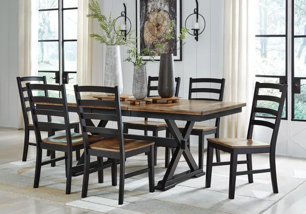 Wildenauer Dining Table and 6 Chairs