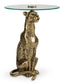Leopard Accent Table
