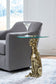 Leopard Accent Table