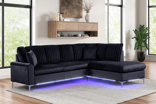 Orbit Sectional with LED Lighting
