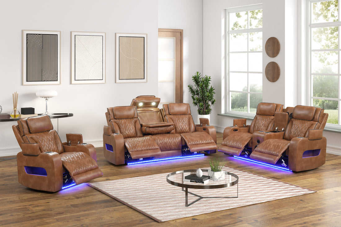 Dubai 3-Piece Reclining Set