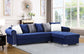 Milan Sectional (Blue)