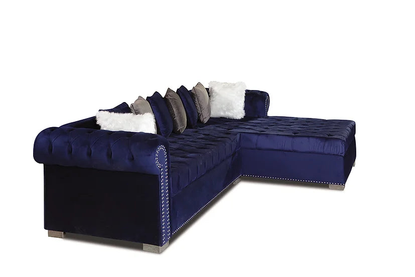 Milan Sectional (Blue)