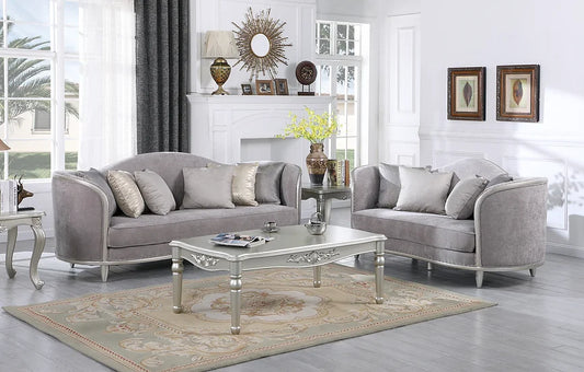 Bellisimo  Sofa ,Loveseat & chair (Grey)