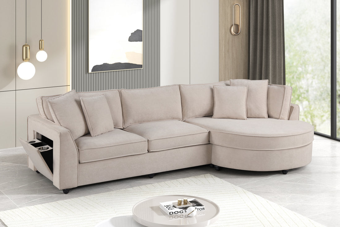 Elva Sectional with Reversible Chaise