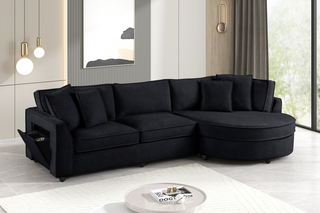 Elva Sectional with Reversible Chaise