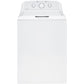 3.8 CF HOTPOINT Top Load Washer, Heavy-Duty Agitator - White