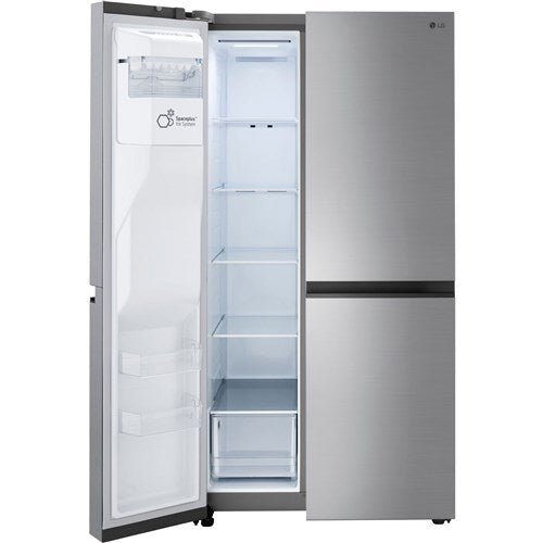 LG 27 CF Side-by-Side, Ice & Water Dispenser, Stainless Look - Platinum Silver