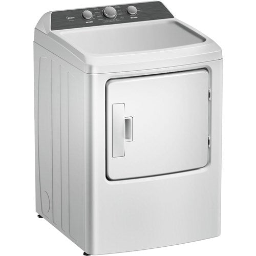 7.0 CF Electric Dryer, Sensor Dry - White MIDEA