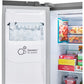 LG 27 CF Side-by-Side, Ice & Water Dispenser, Stainless Look - Platinum Silver