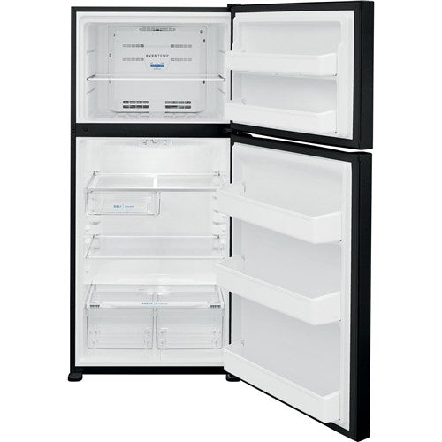 Frigidaire  18.3 CF Top Mount Refrigerator Glass Shelves ADA OPT-ICEMAKER - Black