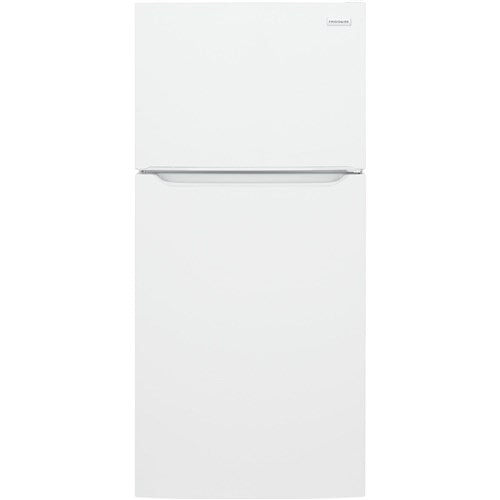 18.3 CF Top Mount Refrigerator Glass Shelves ADA OPT-ICEMAKER - White