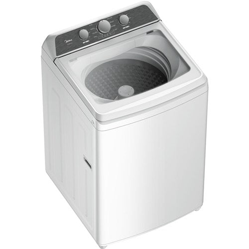 4.1 CF Top Load Washer, Agitator, Stainless Tub - White MIDEA