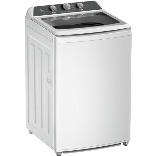 4.1 CF Top Load Washer, Agitator, Stainless Tub - White MIDEA