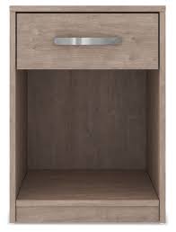 Flannia - Gray - One Drawer Night Stand