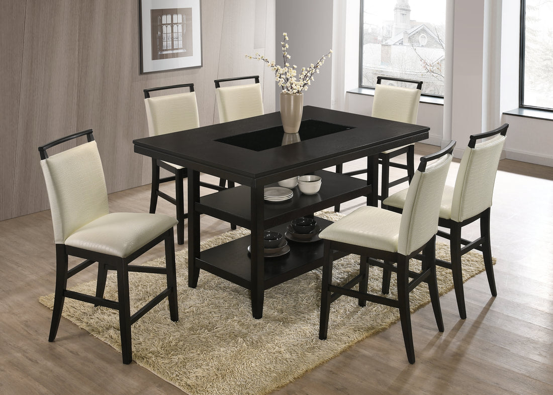 Tommy Counter Height Table and 6 Chairs Set