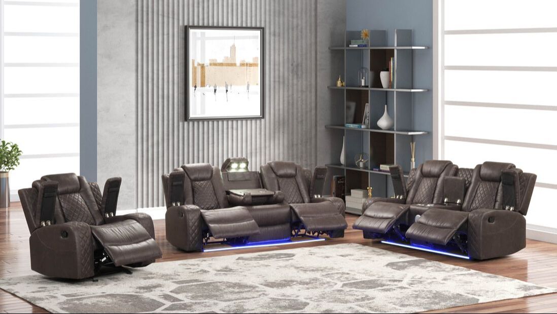 Luz 3-Piece Reclining Set