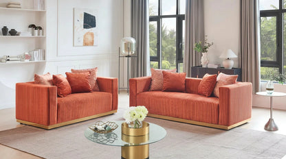 Alisha Sofa & Loveseat Set