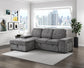 Kevin Sectional With Pull-Out Bed & Storage Chaise