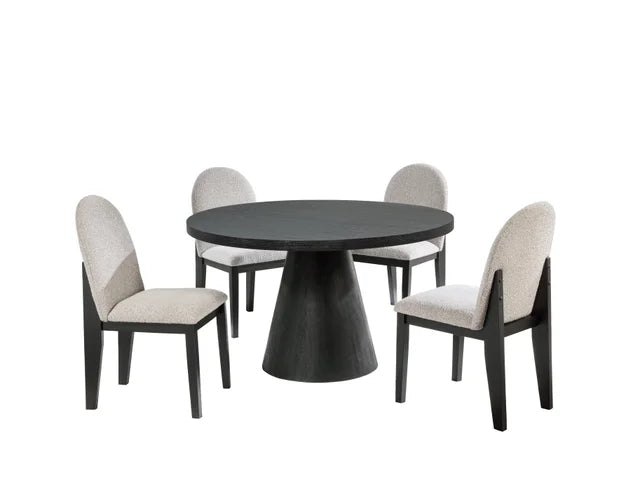 Leona Dining Table and 4 Chair Set