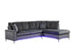 Orbit Sectional with LED Lighting