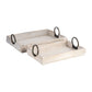 Wood Trays (Set Of 2) - White