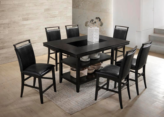 Tommy Counter Height Table and 6 Chairs Set