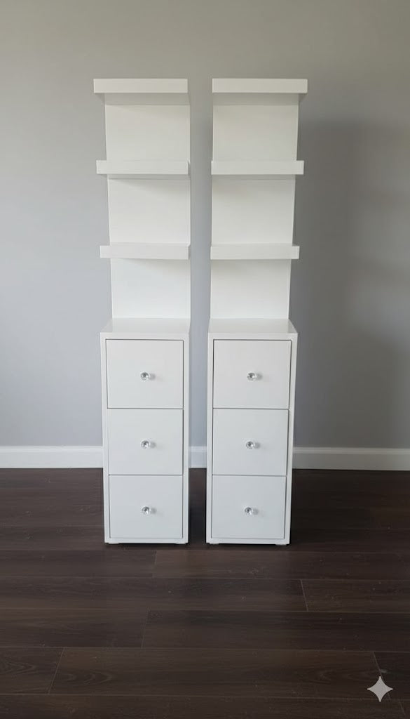Makeup Vanity Tower Set  of 2