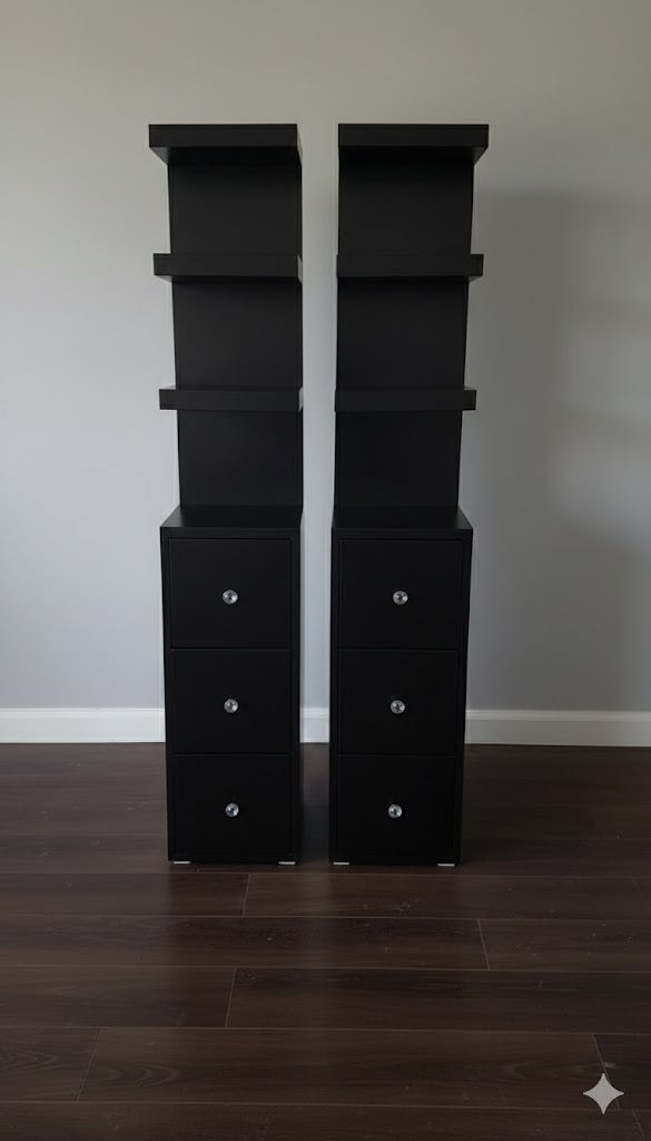 Makeup Vanity Tower Set  of 2