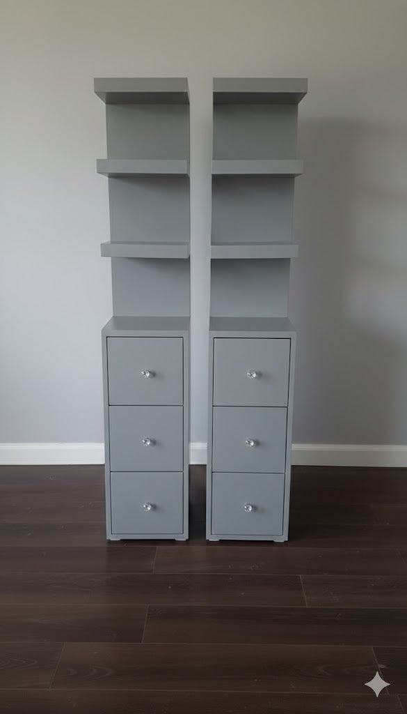 Makeup Vanity Tower Set  of 2